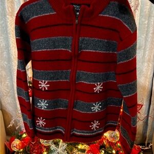 Nordic design snowflake sweater